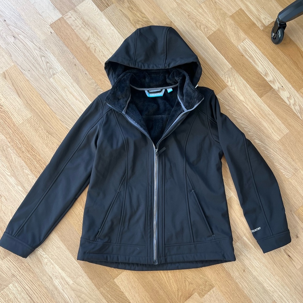 Free Country Black Rain Jacket - Size Medium *New Condition*